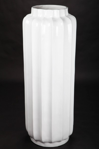 Blumentopf, Pflanzkübel aus Fiberglas, weiß, 103cm - für Innen