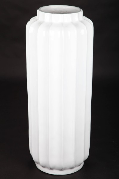 Blumentopf, Pflanzkübel aus Fiberglas, weiß, 83cm - für Innen