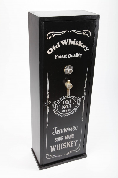 Design-Schrank "Whiskey", Retro, schwarz, 85cm