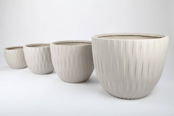 Blumenkübel Pflanzkübel Pflanzgefäße 4-er Set H 44/35/30/24 cm
